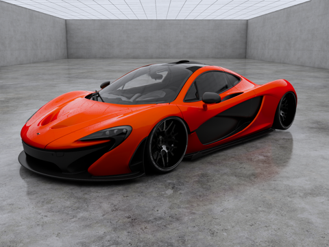 McLaren P1 Super Run Super Luxury Car