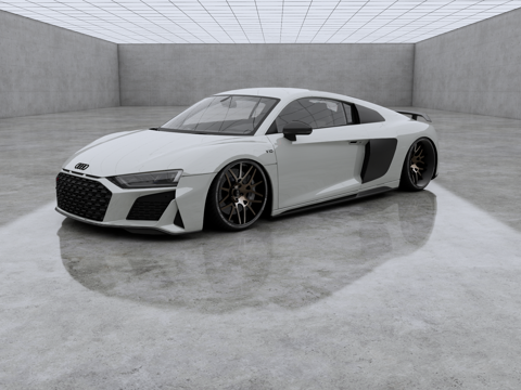 Audi R8 V10 Decennium super luxury car