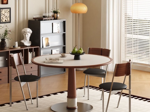 Mid-century Style dining table and chair