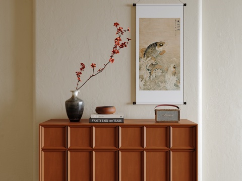 Mid-century Style porch cabinet