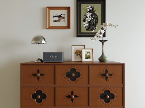 Mid-century Style porch cabinet