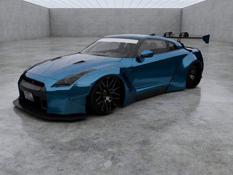 Nissan GTR R35 sports car Street Car Performance Car JDM