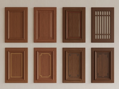 Middle-style cabinet door panel