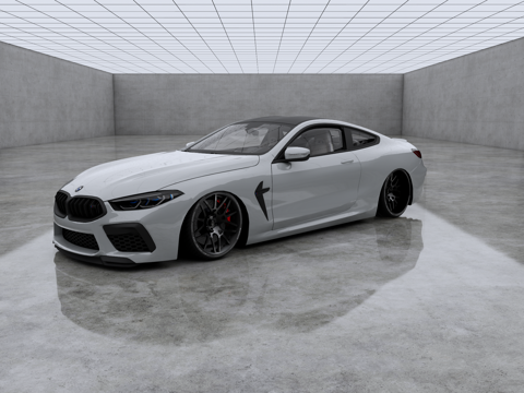 BMW M8 Coupe Streetcar Sedan Family Car Luxury Car