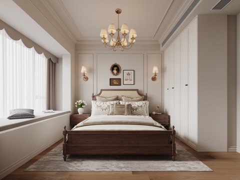 Modern French Bedroom