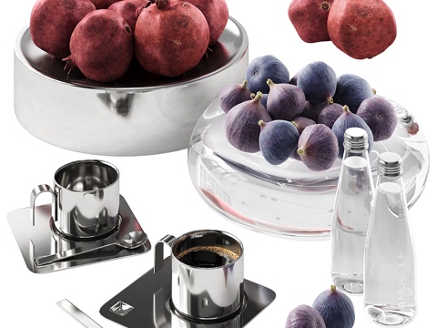 Pomegranate Fig Fruit Plate