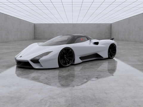 SSC Tuatara Big Lizard Super Run Super Luxury Car