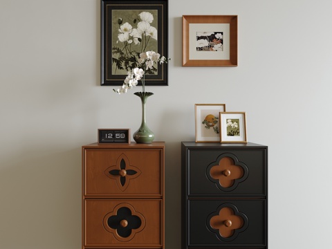 Mid-century Style bucket cabinet