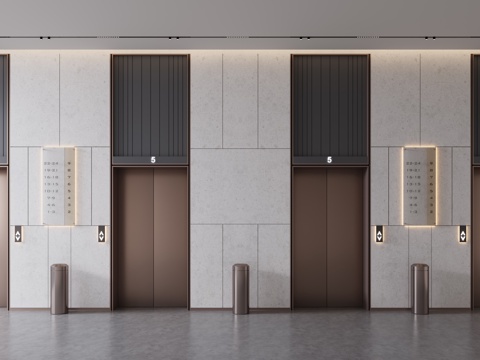 modern indoor elevator elevator hall