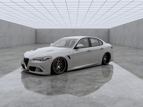 Alfa Romeo Quadrifoglio Car Coupe Street Car