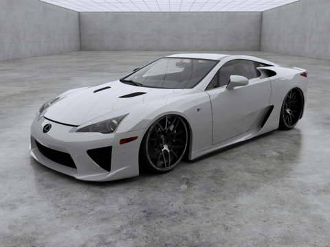 Lexus LFA sports car Street Car Coupe Luxury Car