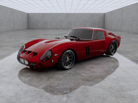 Ferrari 250 GTO retro car classic car sports car super luxury car