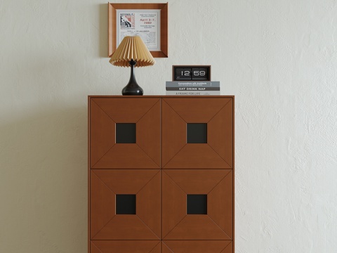 Mid-century Style bucket cabinet