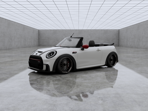 Mini Cooper JCW Convertible Car Street Car Family Car