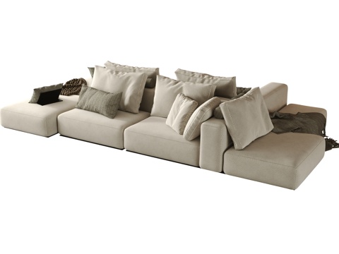 Modern Multiplayer Sofa minotti Sofa poliform Sofa Casual