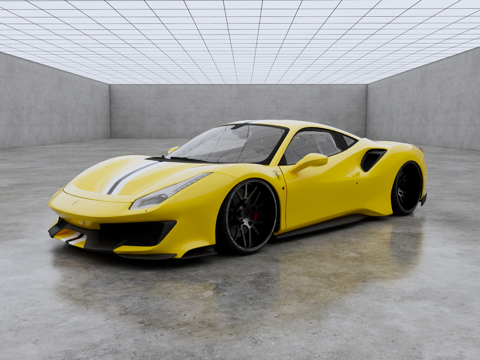 Ferrari 488 Pista Super Luxury Car