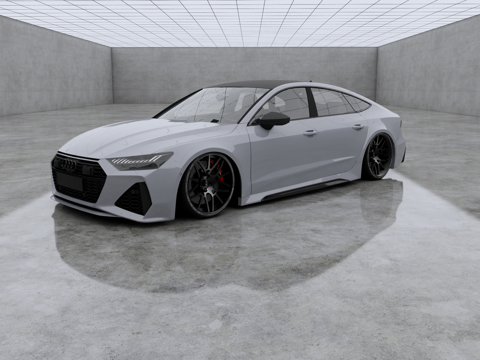 Audi RS7 coupe car street car family car luxury car