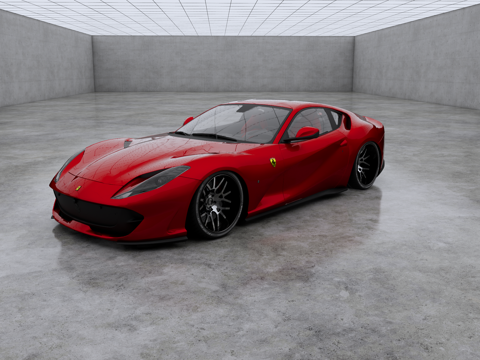 Ferrari 812 Super Run Super Luxury Car