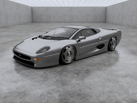 Jaguar XJ220 Super Run Super Luxury Car