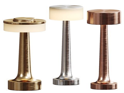 New Chinese Affordable Luxury Style Halo Table Lamp