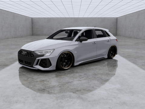 Audi RS3 Coupe Car Street Car Family Car