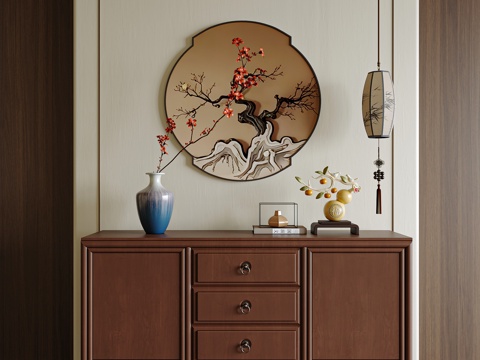 New Chinese-style Entrance Cabinet