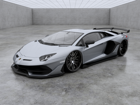 Lamborghini Aventador SVJ Super Run Super Luxury Car