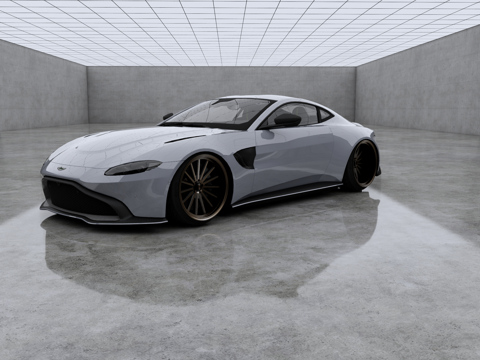 Aston Martin Vantage Super Run Super Luxury Car