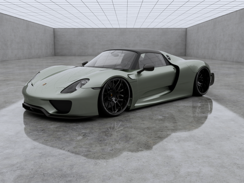 Porsche 918 Weissach Super Luxury Car