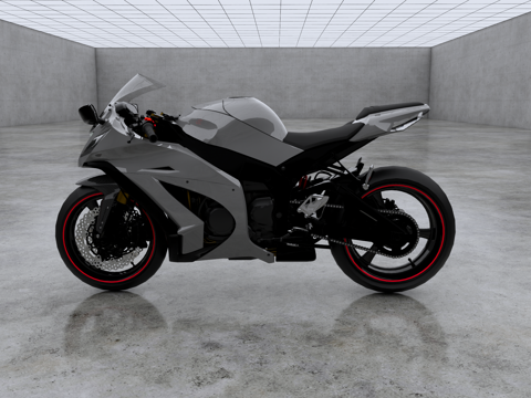 Kawasaki Ninja ZX10R Motorcycle Street Car Imitation Race