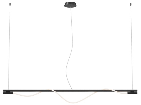 Modern Italian Minimalist Tau Chandelier