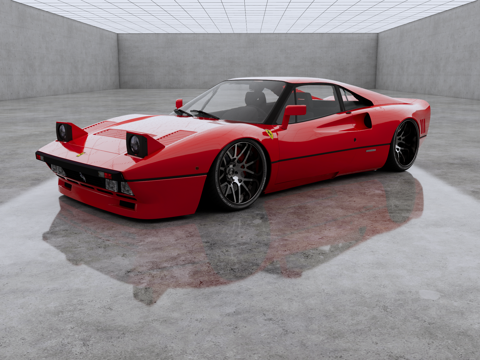 Ferrari 288 GTO Retro Car Classic Car Super Run Super Luxury Car