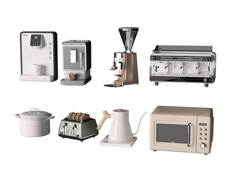 Modern Kitchen Coffee Machine Soymilk Machine Bread Machine Water Dispenser