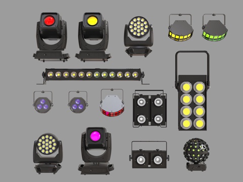 Modern stage lighting stage spotlights modern stage lights strobe lights dyeing lights modern downlights