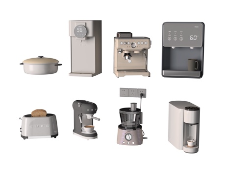 Modern Kitchen Coffee Machine Soymilk Machine Bread Machine Water Dispenser