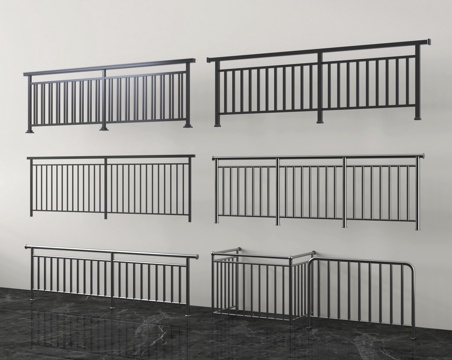 Wrought Iron Guardrail Railing Guard Fence Guardrail Railing Handrail