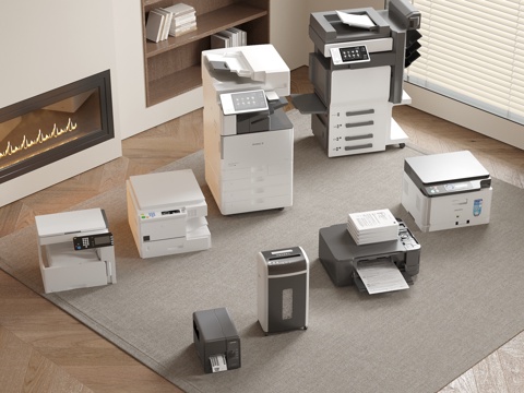 Laser Printer Office Equipment Paper Shredder