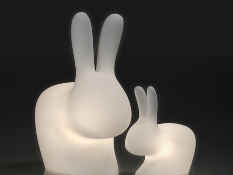 Rabbit lamp table lamp lamp special-shaped lamp