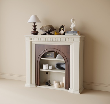 French Decorated Fireplace