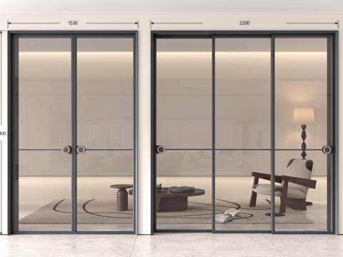 Middle ancient sliding door glass door sliding door glass sliding door kitchen sliding door balcony sliding door