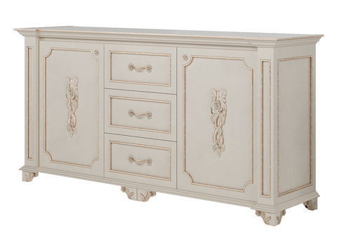 French Style Simple Side Cabinet Side Cabinet Simple Side Cabinet Decorative Cabinet Low Cabinet