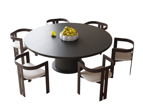 Modern Dining Table and Chair Dining Chair Chair Round Dining Table