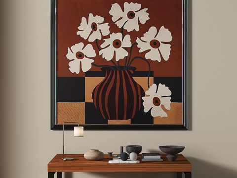 modern, medieval, retro, decorative painting