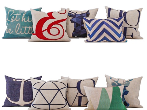 Nordic Pillow Pillow Combination Pattern Pillow Pattern Pillow Pillow Sofa Pillow