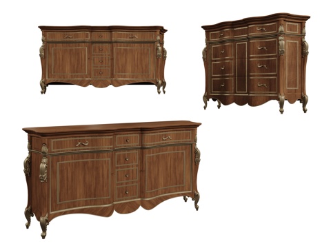 Neo-Chinese Style Entrance Cabinet Side Cabinet Decorative Cabinet