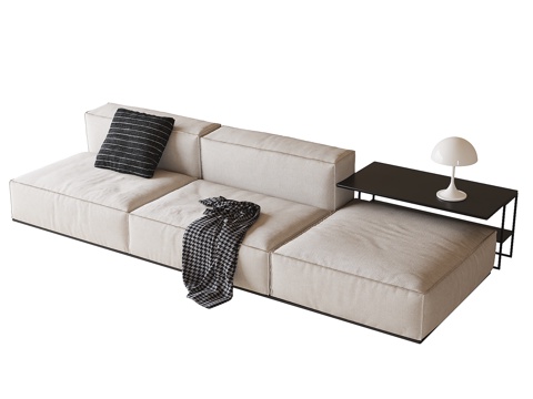 Modern Straight Sofa Couch