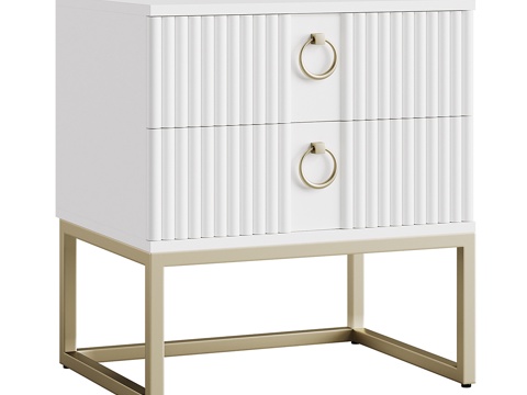 Cream Style Bedside Cabinet Milk White Bedside Cabinet kids Bedside Cabinet Square Bedside Cabinet Locker