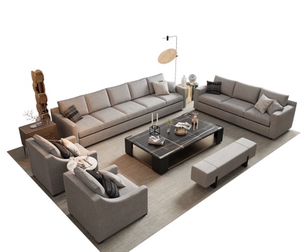 Modern sofa coffee table combination