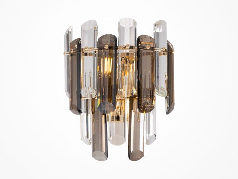 Modern Affordable Luxury Style Glass Wall Lamp