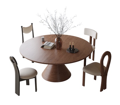 Modern Dining Table and Chair Dining Chair Chair Round Dining Table